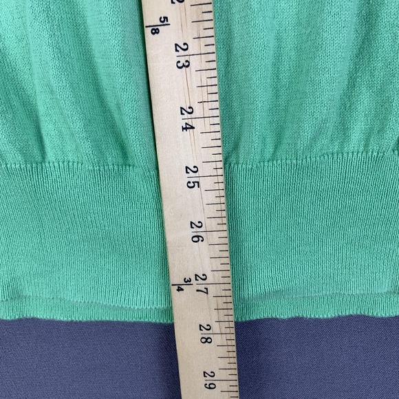 Peter Millar Masters Sweater Vest Mens MD Green Quarter Zip Golf Silk Blend - Picture 8 of 10